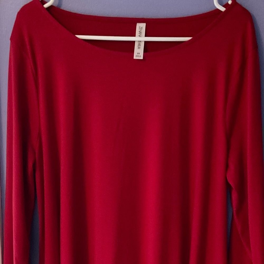 Red Womens Tunic size 2X